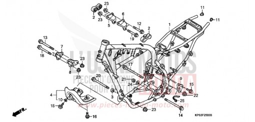 CARROSSERIE DE CHASSIS CRF230F7 de 2007